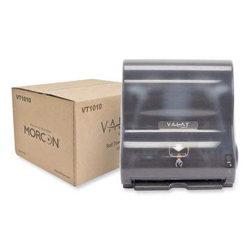 Morcon Tissue Valay 10 Inch Roll Towel Dispenser, 13.25 X 9 X 14.25, Black freeshipping - TVN Wholesale